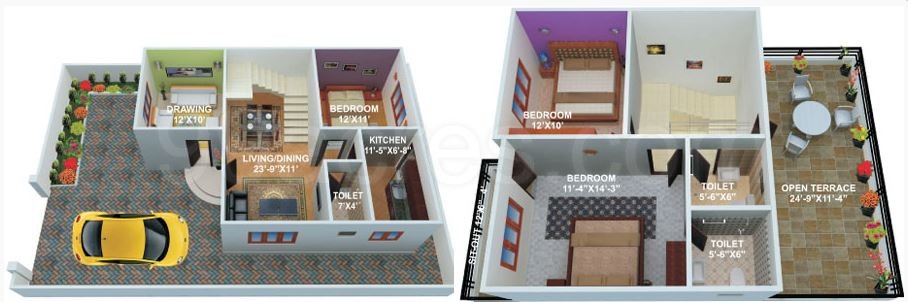 Floor Plan - Duplex 181